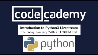 Learn Python 3 with Codecademy [upl. by Krum]