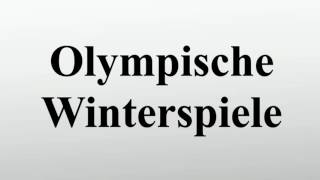 Olympische Winterspiele [upl. by Schram]