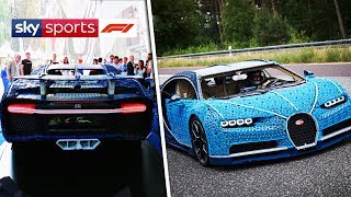 The worlds first life size drivable LEGO Bugatti Chiron [upl. by Annagroeg]