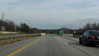 Willow Freeway Interstate 77 Exits 138 to 146 northbound [upl. by Akienat627]