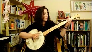 Banjo lesson 7  Cripple Creek Beginners tutorial  frailing  clawhammer banjo [upl. by Niowtna]