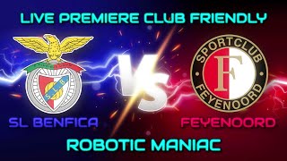 SL Benfica VS Feyenoord Club Friendly  Football Statistics [upl. by Laicram]