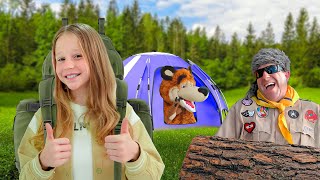 Nastya and summer camping rules for kids [upl. by Nylesoj]