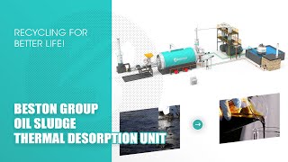 Oil Sludge Pyrolysis Plant I Thermal Desorption Unit  3D Video [upl. by Tyne]