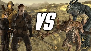 How many NCR to clear Quarry Junction  Fallout New Vegas NPC Battles [upl. by Shaun977]