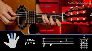 Cómo tocar arpegios en guitarra tecnicas Clase 1  Técnica Guitarraviva [upl. by Geraint]