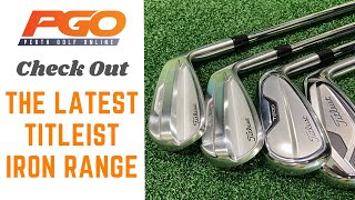 The all new Titleist iron range Check it out today [upl. by Asselim]