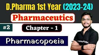 Pharmaceutics Ch1 । Pharmacopoeia  IP  BP amp USP ।DPharma 1st YearBy Mithilesh kumar [upl. by Zealand]