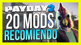 20 MODS OVERRIDES QUE RECOMIENDO EN PAYDAY 2 [upl. by Eannej]