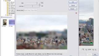 Photoscape  Fake Tilt Shift Filter [upl. by Mccarthy]