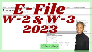 How do I file W2 and W3 electronically for 2023 5 [upl. by Ainet]