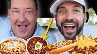 Ranking Chili with Brian Baumgartner from The Office [upl. by Anirahtak838]