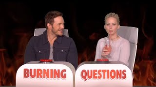 Jennifer Lawrence and Chris Pratt take on Ellens Burning Questions [upl. by Kowtko]