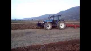 NEW HOLLAND TM 165 amp FIATAGRI 11090 OTMA GREECE [upl. by Chandal]