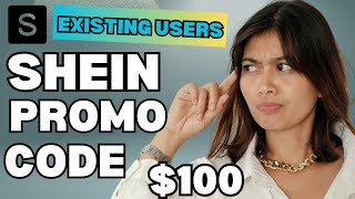 Shein Coupon Code 🥳 Get Shein Promo Codes EXISTING USERS 100 OFF [upl. by Nagel]