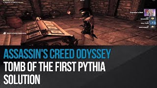 Assassins Creed Odyssey  Tomb of the First Pythia solution [upl. by Nivrad487]