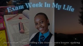 EXAM WEEK IN MY LIFE 📚  exams extra classes studying and more  South African Youtuber [upl. by Hillinck174]