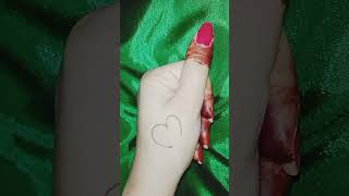 Heart shape designmehndidesign youtube shortvideo [upl. by Henryk221]