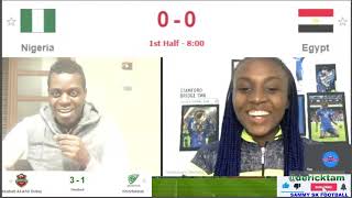 Nigeria vs Egypt Watch Along Live Stream Africa Cup of Nations Football Match Afcon Eagles Streaming [upl. by Crellen10]