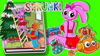 👺Paper DIY 👺 Making INCREDIBOX SPRUNKI Game Book 📚 ➕ Pinki Vs Oren  👹Amy PaperBook [upl. by Adekan]