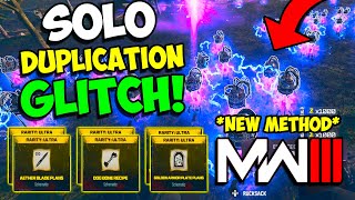 NEW MWZ SOLO INFINITE MONEY GLITCH AFTER ALL PATCHES Duplicate ANY ITEM amp CASH Easy Method [upl. by Oleg]