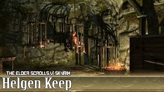 The Elder Scrolls V Skyrim  Helgen Keep Ambience [upl. by Ybrek612]