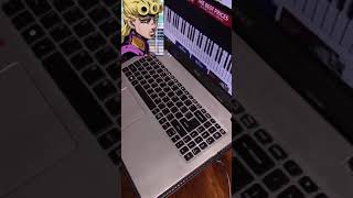 Giornos Theme but with Computer Keyboard shorts [upl. by Nov363]