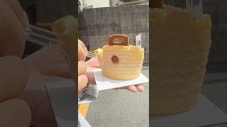 An Knitted Cake Crochet Cake Incredible Dessert in Japan shorts foodshorts dessert cake foodie [upl. by Symon859]