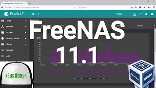 FreeNAS 111 Storage Installation  Configuration  Overview on Oracle VirtualBox 2017 [upl. by Maxwell473]