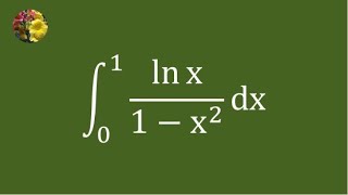 Evaluating the definite integral using infinite series and Riemann zeta function [upl. by Sirhc]