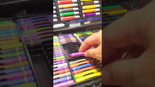 Art Supplies  School Supplies  Drawing Set  Stationery Set  Color Set asmr art colors [upl. by Jehanna]