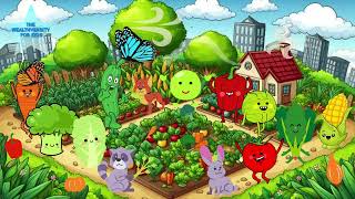 THE VEGGIE SONG  KIDS NURSERY RHYMES [upl. by Emilio709]