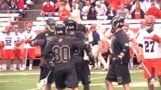 Mens Lacrosse Highlights vs Syracuse [upl. by Notterb]