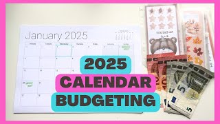 HOW TO BUDGET FOR THE YEAR WITH A CALENDAR  SHARING SATURDAY [upl. by Pendergast]