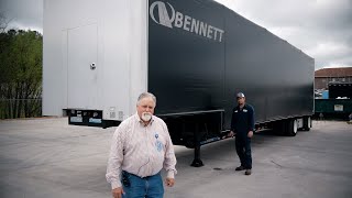 Bennetts David Lowry demos LCS Loadcovering System Protecting Our Freight [upl. by Blim]