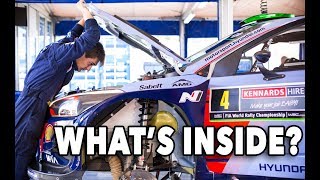 Inside look at a 2017 World Rally Car with a Hyundai Motorsports Engineer [upl. by Nosnarb321]