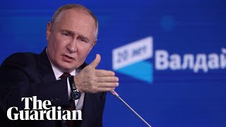 Putin congratulates Trump on election victory and calls him courageous man [upl. by Hardej28]