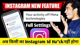 Instagram Your Activity Off Meta Technologies Setting Kaise Kare  Instagram Recent Activity Kya Hai [upl. by Toombs253]