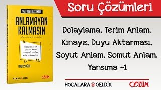 Anlamayan Kalmasın  Dolaylama Terim Anlam 1 Soru Çözümleri [upl. by Atirahs]