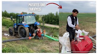 PATATESE ÜRE TAKVİYESİ  SOĞAN BÖCEK İSTİLASI  İNSEKTİSİT UYGULAMASI [upl. by Aleicarg7]