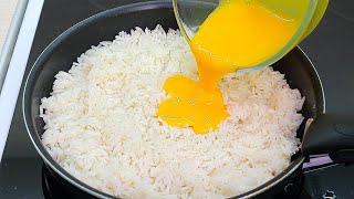 Just add an egg to rice and you will have an Asian dinner Tasty and fast Dinner in 5 minutes [upl. by Richy]