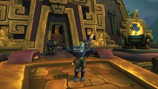 Kul Tiran Human amp Zandalari Troll Dance Animations in World of Warcraft Patch 815 [upl. by Liris236]