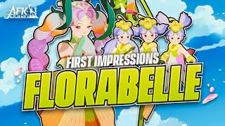 New Unit  Florabelle First Impressions and Opinions【AFK Journey】 [upl. by Harutak406]