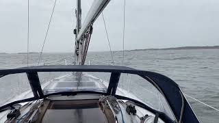 Entering the harbour at WellsNextTheSea on the North Norfolk coast [upl. by Arbmahs]