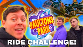 INSANE RIDE CHALLENGE Paulton’s Park Vlog 2023 [upl. by Gladine]