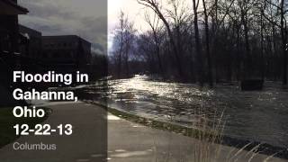 Massive Flooding in Gahanna Ohio part 1 [upl. by Yhtomot]