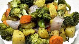 How To Make Broccoli Delicious Roasted Vegetables Recipe [upl. by Eolcin]