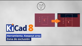 KiCad 8 Keepout área de exclusión [upl. by Christianity374]