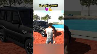 Scorpio power 😈💪 indian bike driving 3d game gaming indianbikedriving3d shorts trending video [upl. by Sturges75]