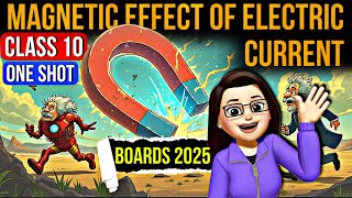 Magnetic Effects Of Electric Current Class 10 One Shot  Animated Rapid Revision  Boards 2025 [upl. by Atsahc]